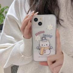 【CD09】ハローキティ ❤️ Hello Kitty ❤️ 流砂 ❤️ スマホケース❤️ iPhoneケース