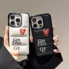 【CE27】Girls Don't Cry ❤️ 気質 ❤️ ファッション ❤️ iPhoneケース ❤️ スマホケース