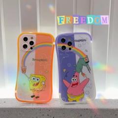 【KG14】スポンジボブ ❤️  かわいい ❤️  カップル ❤️  iPhone13 Pro ❤️  iPhone13 ❤️ iPhone13 Pro Max