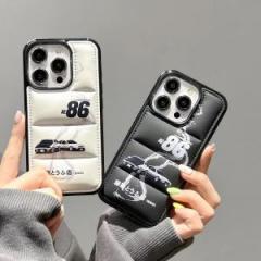 【CE76】AE86 ❤️ ダウンジャケット型 ❤️ ファッション ❤️ iPhoneケース ❤️ スマホケース