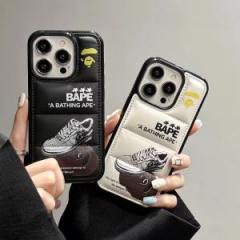 【CF13】BAPE ❤️ 気質 ❤️ ダウンジャケット型 ❤️ ファッション ❤️ iPhoneケース ❤️ スマホケース