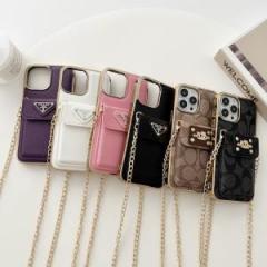 【AN153】プラダ ❤️ PRADA ❤️ コーチ ❤️ COACH ❤️ 高品質 ❤️ ファッション ❤️ iPhoneケース ❤️ スマホケース