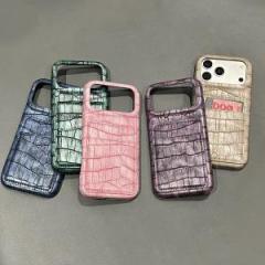 【AS43】 レトロ❤️  ワニ革 ❤️ 高品質 ❤️ ファッション ❤️ iPhoneケース ❤️ スマホケー