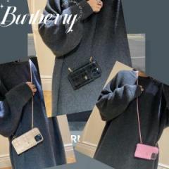 【AN182】 バーバリー ❤️ Burberry ❤️ 高品質 ❤️ ストラップ ❤️ ファッション ❤️ iPhoneケース ❤️ スマホケース