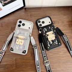 【AS05】クリスチャン·ディオール CHRISTIAN DIOR ❤️ スマホ ショルダー ケース ストラップ おしゃれ ❤️ ハイブランド ❤️ ブランド ❤️ スマホケース ❤️ iphone