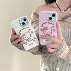 【CB47】秋冬 ❤️ ハローキティ❤️ Hello Kitty ❤️ 可愛い ❤️ スマホケース❤️ iPhoneケース