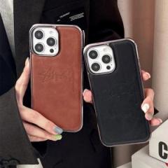 【AM25】ストゥーシー ❤️ Stussy ❤️ レザー ❤️ 高品質 ❤️ ファッション❤️ iPhoneケース ❤️ スマホケース