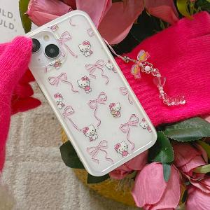 【CC58】ハローキティ ❤️ Hello Kitty ❤️ ブレスレット ❤️ 可愛い❤️ スマホケース❤️ iPhoneケース