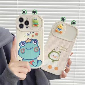 【KR49】カエル ❤️ アヒル❤️  可愛い ❤️ かわいい ❤️スマホケース❤️ iPhoneケース