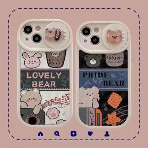 【KR50】くま ❤️ カップル❤️  可愛い ❤️ かわいい ❤️スマホケース❤️ iPhoneケース