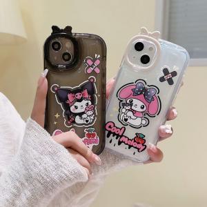 【KR55】クロミちゃん ❤️ マイメロディ❤️ かわいい ❤️ 可愛い ❤️ スマホケース❤️ iPhone15ケース