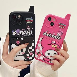 【KR74】クロミちゃん ❤️ マイメロディ  ❤️ 鏡 ❤️ 可愛い ❤️ かわいい ❤️ スマホケース ❤️ iPhoneケース