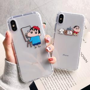 【ME14】 クレヨンしんちゃん ❤️ iPhone14/Pro/Pro Max  カップル  iphoneケース