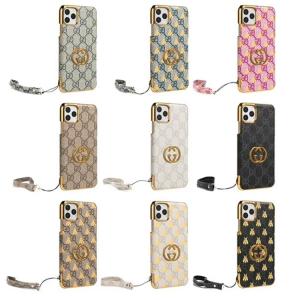 【ME21】グッチ  ❤  iPhone11/Pro/Max 上品    iPhoneケース  高級品 iPhone7/8 Plus/X/XS/Xr/Max