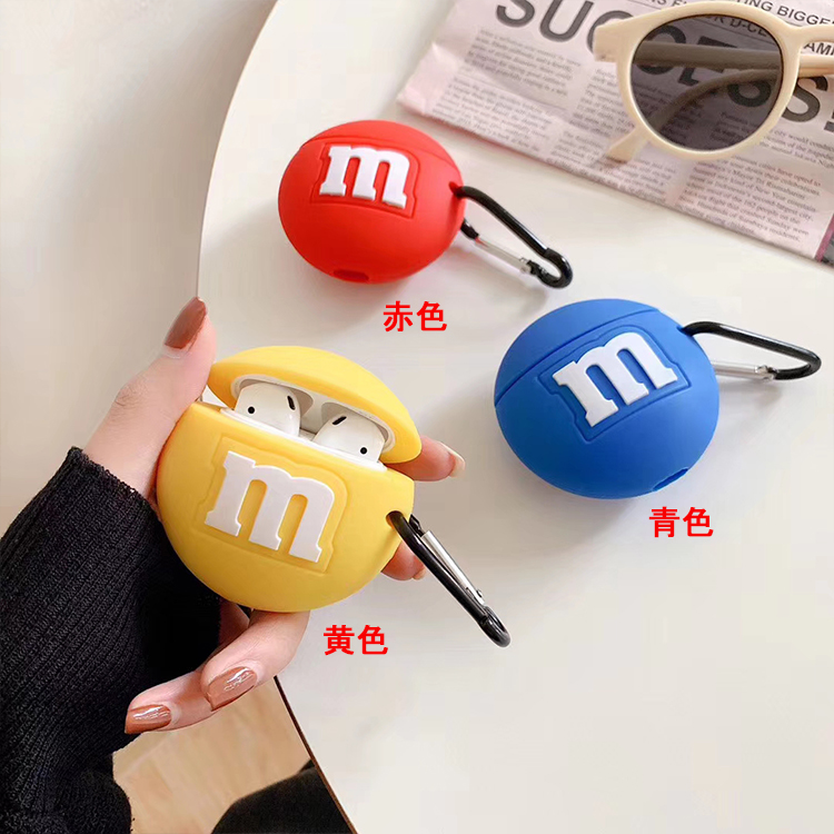 【ME76】 m&m ❤ Airpodsケース ❤  Airpods 1/Airpods 2/Airpods Pro  かわいい