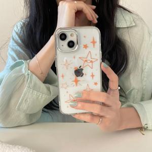 【KS62】五角の星形  ❤️ ファッション ❤️ シンプル❤️ スマホケース❤️ iPhoneケース