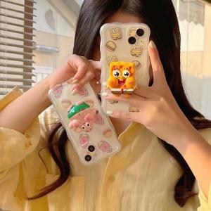 【KS72】スポンジボブ ❤️ スマホスタンド ❤️ 可愛い ❤️ かわいい ❤️ スマホケース❤️ iPhoneケース