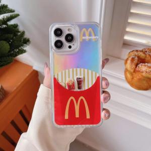 【KT13】ハンブルガー ❤️ マクドナルド ❤️ 流砂 ❤️ 可愛い ❤️ 高品質 ❤️ スマホケース❤️ iPhone15ケース