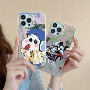 【KT60】クレヨンしんちゃん ❤️ ミッキー ❤️ 可愛い ❤️スマホケース❤️ iPhoneケース