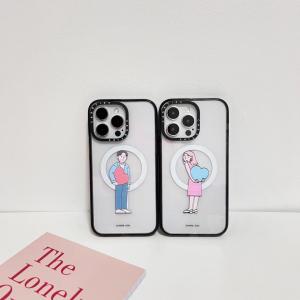【KU09】MagSafe ❤️ 充電 ❤️ 可愛い ❤️ カップル ❤️ スマホケース❤️ iPhoneケース
