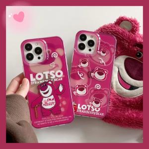 【KU18】Lotso ❤️ ディズニーランド  ❤️ 可愛い ❤️ スマホケース❤️ iPhoneケース