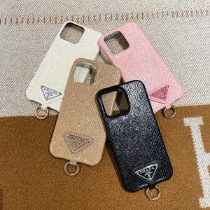 【AN120】プラダ ❤️ PRADA ❤️ 高品質 ❤️ ファッション ❤️ レザー ❤️ iPhoneケース ❤️ スマホケース