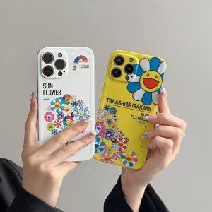 【KV12】むらかみ たかし ❤️ Sun flower ❤️ ファッション ❤️ スマホケース❤️ iPhoneケース