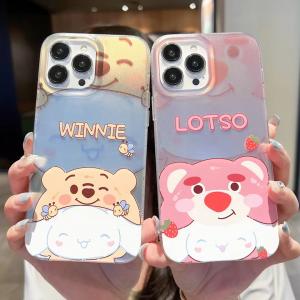 【KV28】くまのプーさん ❤️ Lotso ❤️ 可愛い ❤️ 高品質 ❤️ スマホケース❤️ iPhoneケース