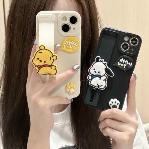 【KW15】ポチャッコ ❤️ くまのプーさん ❤️ リストバンド❤️ 可愛い ❤️ iPhoneケース  ❤️ スマホケース