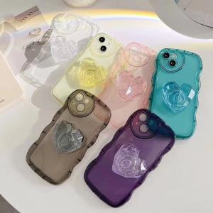 【KH49】スタンド ❤️ ラブ ❤️ シンプル ❤️ 気質 ❤️ iPhoneケース ❤️ iPhone13/Pro/Max