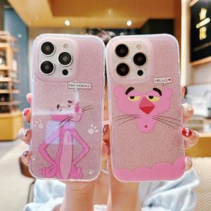 【KW39】Pink Panther ❤️ 少女 ❤️ 可愛い ❤️ かわいい ❤️ iPhoneケース ❤️ スマホケース