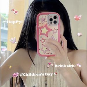 【KW43】五角の星形 ❤️ かわいい ❤️ シリコン ❤️ 可愛い ❤️ iPhoneケース ❤️ スマホケース
