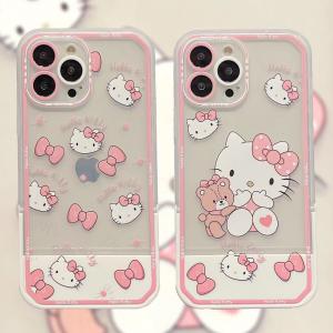 【KJ10】ハローキティ ❤️ スタンド ❤️ Hello Kitty ❤️ iPhoneケース ❤️ iPhone13/Pro/Max