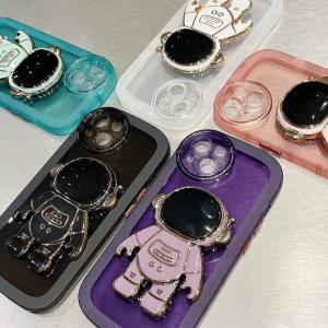 【KJ32】NASA ❤️ ケース+スタンド ❤️ 宇宙飛行士 ❤️  iPhoneケース ❤️ iPhone13/Pro/Max