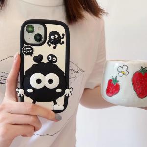 【KX14】煤わたり❤️ シリコン ❤️ 可愛い ❤️ かわいい ❤️ スマホケース❤️ iPhoneケース