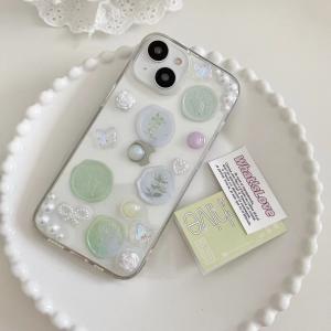 【KX31】パール ❤️ ファッション ❤️ 滴ゼリー工芸 ❤️ スマホケース❤️ iPhoneケース