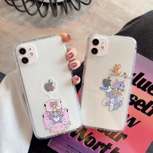 【MK75】Tom and Jerry  ❤️  透明  ❤️  iPhone13ケース ❤️  かわいい