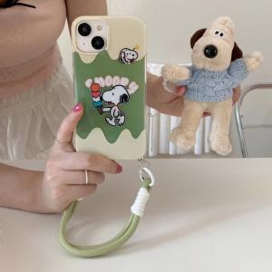 【KX77】スヌーピー ❤️ Snoopy ❤️ ブレスレット ❤️ 可愛い ❤️ スマホケース❤️ iPhoneケース