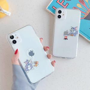 【MM50】Tom and Jerry ❤️  透明  ❤️   iPhoneケース  かわいい