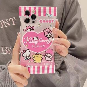 【KL87】キャンディー ❤️ ハローキティ ❤️ かわいい ❤️  iPhone13 Pro ❤️ iPhone13 ❤️ iPhone13 Pro Max