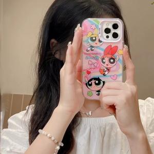 【KY44】パワーパフガールズ  ❤️ The Powerpuff Girls❤️ かわいい ❤️ 可愛い ❤️ スマホケース❤️ iPhoneケース