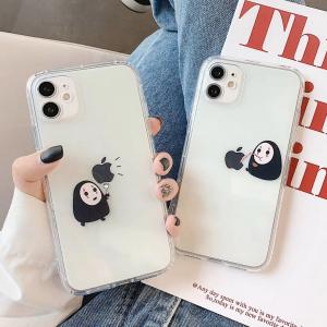 【MN42】カオナシ  ❤️  透明  ❤️  iPhone13ケース  ❤️  かわいい