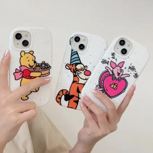 【KZ25】くまのプーさん ❤️ ディズニーランド  ❤️ 可愛い ❤️ かわいい❤️ スマホケース❤️ iPhoneケース