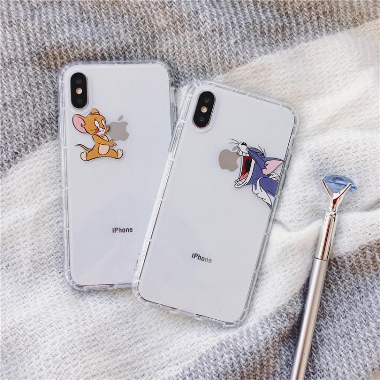 【T976】トムとジェリー ❤️ Tom and Jerry ❤️ iPhone14/Pro/Pro Max  カップル  iphoneケース  ソフトケース