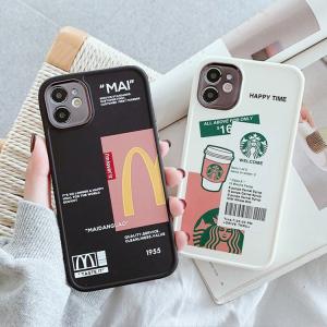 【MP09】McDonald's  ❤️   Starbucks   ❤️ 12ミニ  iPhoneケース  ❤️   ファッション