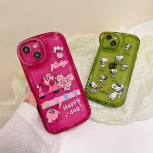 【KN23】スヌーピー ❤️ 星のカービィ ❤️ 可愛い ❤️  iPhone15 Pro ❤️ iPhone15 ❤️ iPhone15 Pro Max