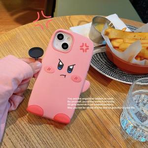 【KN29】星のカービィ❤️  Kirby ❤️  シリコン ❤️ 可愛い  ❤️ iPhone14 ❤️ iPhoneケース