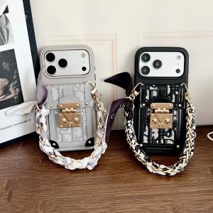【AS04】クリスチャン·ディオール CHRISTIAN DIOR ❤️ スマホ ショルダー ケース ストラップ おしゃれ ❤️ ハイブランド ❤️ ブランド ❤️ スマホケース ❤️ iphone