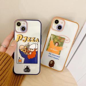 【KB20】Pizza ❤️  Be yourself ❤️ iPhoneケース ❤️ iPhone13/Pro/Max ❤️ かわいい