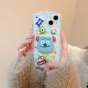 【KP75】モンスターズインク ❤️ 滴ゼリー工芸 ❤️ 可愛い ❤️ かわいい ❤️ スマホケース❤️ iPhoneケース